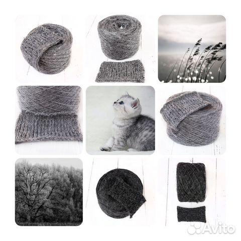 Пряжа шерсть, мохер