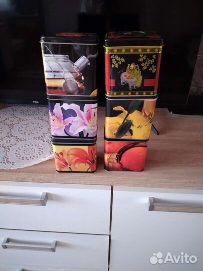 Банка металл для чая