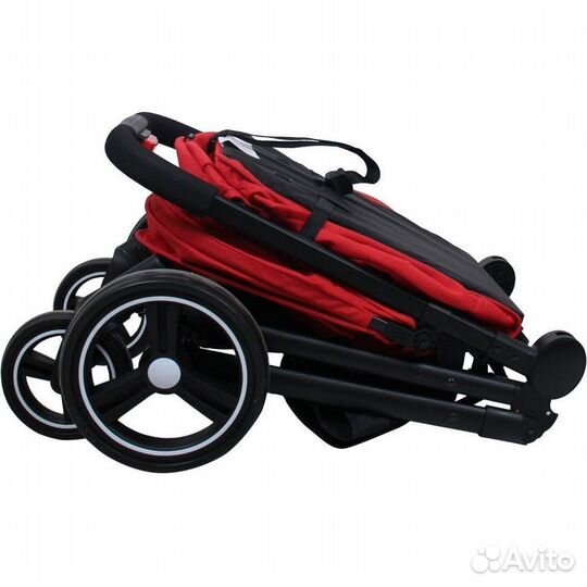 Коляска прогулочная Indigo Assana red