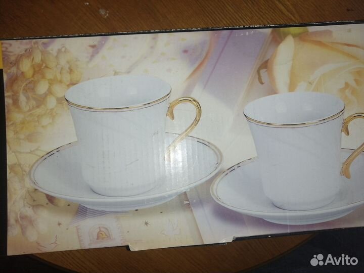 Чайный сервиз новый в коробке на 6 персон