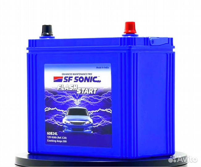 Аккумулятор SF sonic 6ст-45.0 (60B24L) тонк.кл