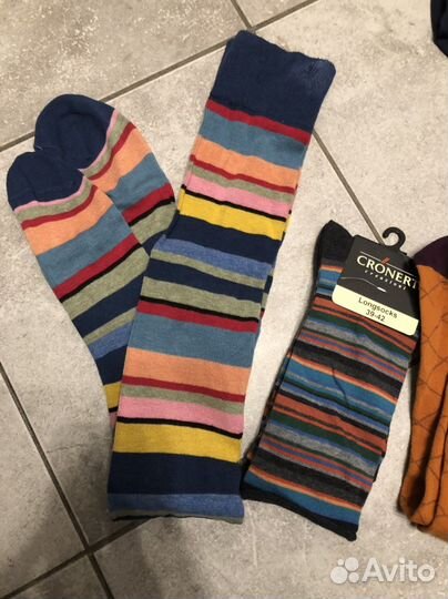 Носки, гольфы разные, микрофибра, эластан