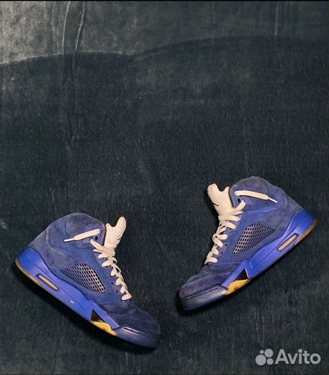 Air jordan 5 blue suede