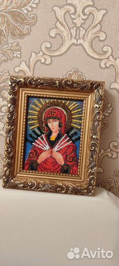 Икона бисером Семистрельная