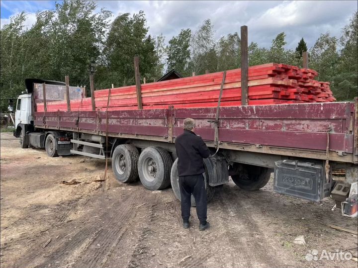 Обрезной брус любые размеры поставка