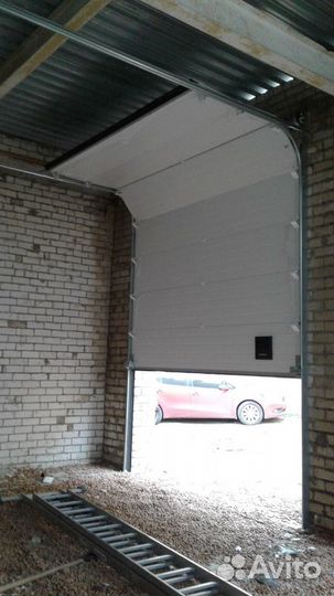 Секционные ворота автомат,под ключ