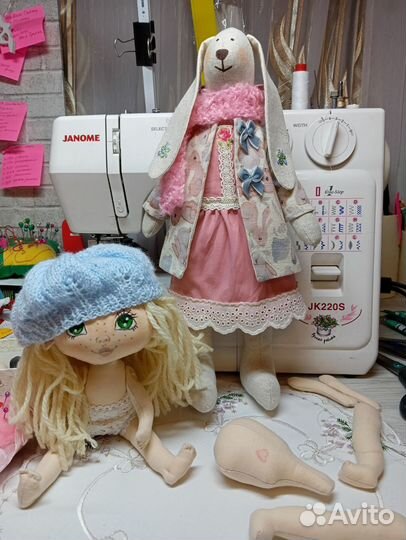 Кукла текстильная