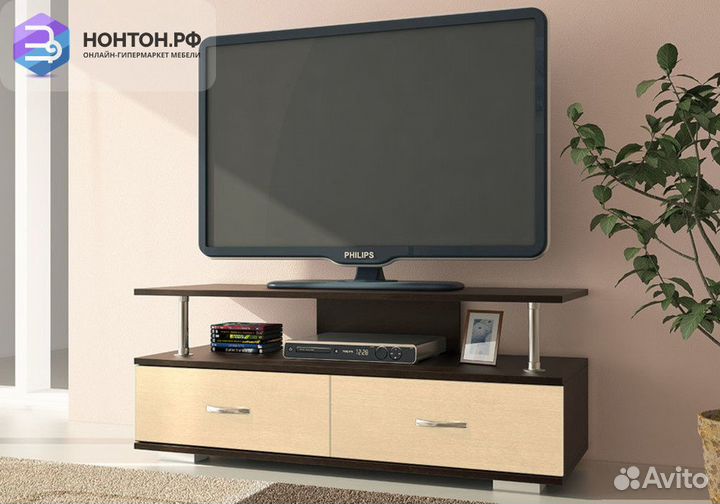 Тумба TV-5A венге / дуб молочный