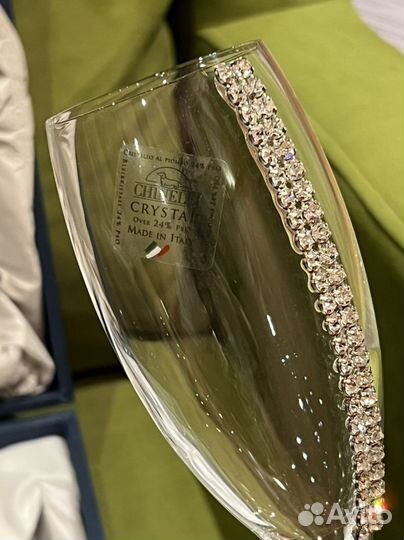 Фужеры Бокалы для шампанского Chinelli новые