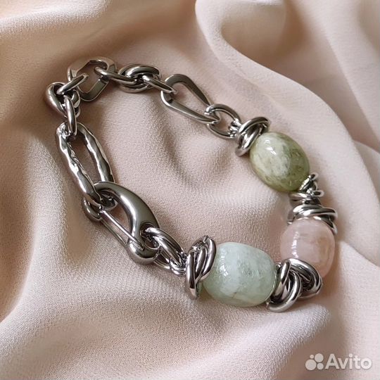 Браслет из натуральных камней. Браслет с камнями