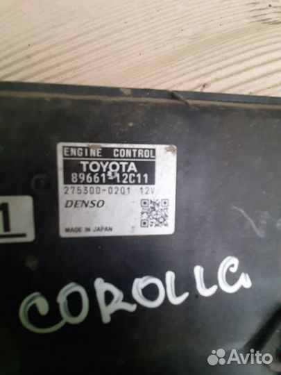 Эбу двигателя Toyota Corolla 150 8966112C11