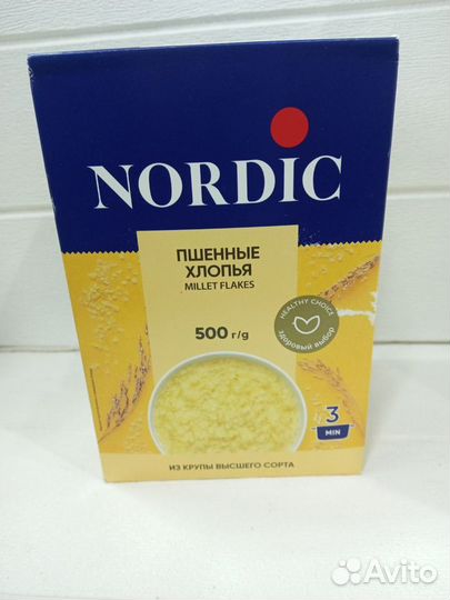 Хлопья пшенные Nordic, 500 г