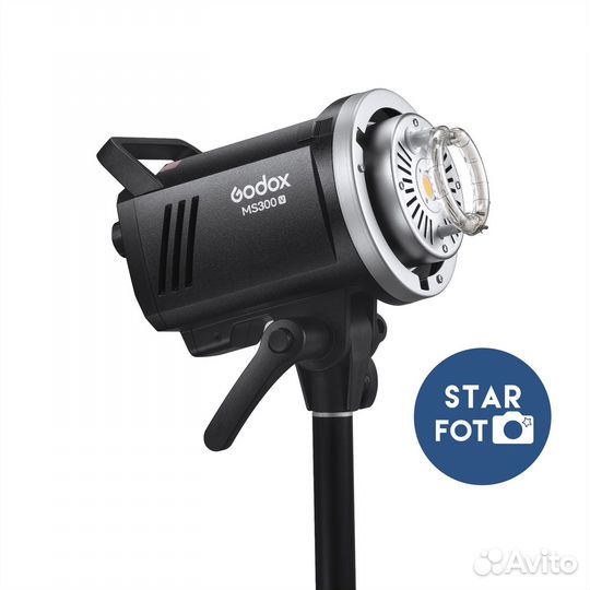 Вспышка импульсная студийная Godox MS300V, 300Дж