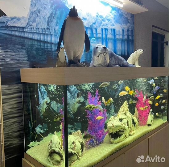 Аквариум с тумбой