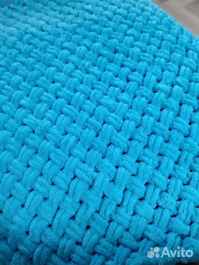 Плед детский вязаный ручная работа