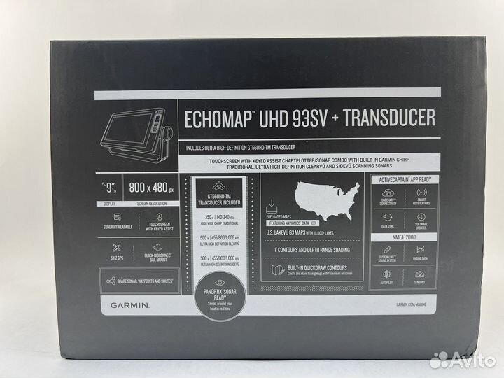 Garmin uhd 93sv только голова