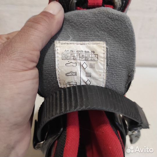 Ролики детские раздвижные 29-33 размер бу