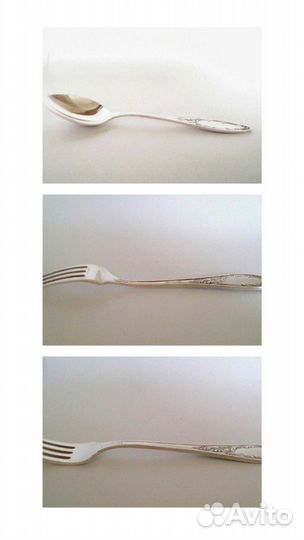 Ложки столовые посеребренные новые