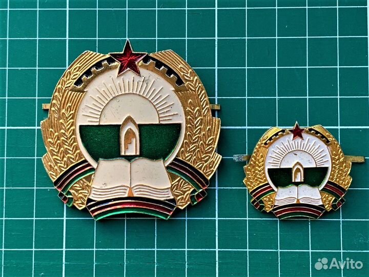 Кокарды вс, мвд СССР, гдр, Афганистан, Морчасти пв