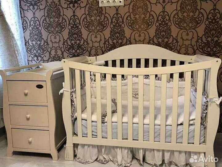 Кроватка Giovanni Bravo + комод Belcanto