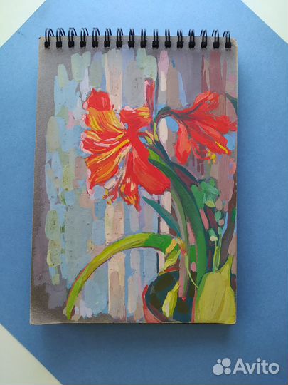 Этюды, картины, творческие работы, гуашь