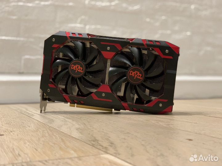 Игровая видеокарта rx 580 red devil 8gb