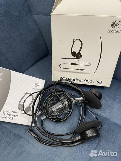 Новые наушники Logitech 960 Usb