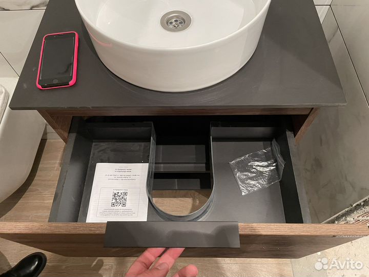 Тумба для ванной подвесная