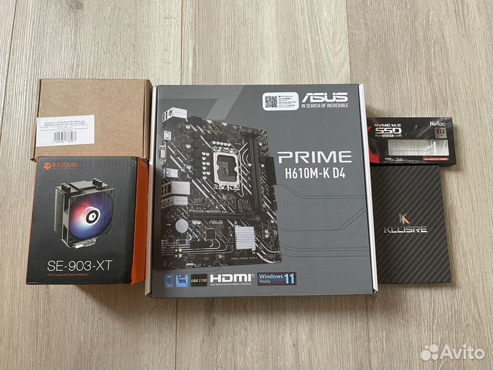 Комплект i3 12100f 32gb ssd