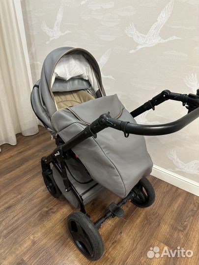 Коляска Reindeer Raven цвет «Stone» Б/у Set 3