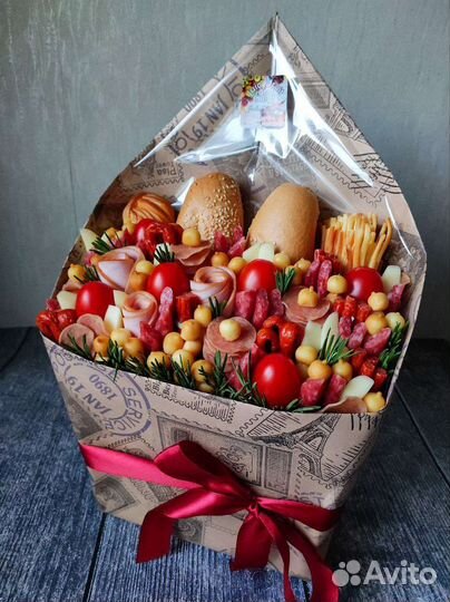 Мужские съедобные букеты