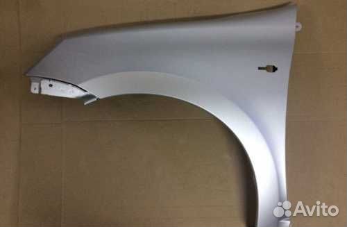 Крыло левое переднее Лада Гранта цвет 691 Платина