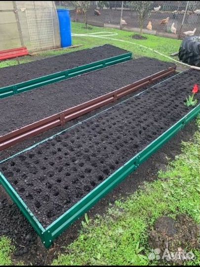 Грядки и клумбы оцинкованные