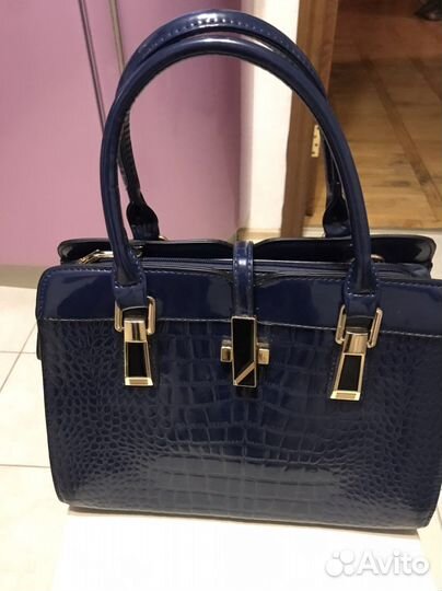 Новая женская сумка синего цвета