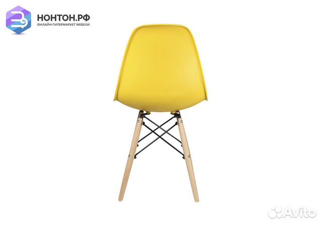 Стул обеденный Eames DSW желтый