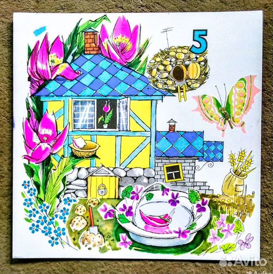 Детские настольные игры СССР Домики Сказки Лото бо