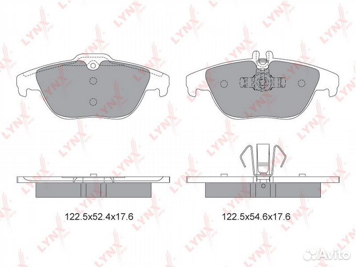 Колодки дисковые lynxauto BD-5319