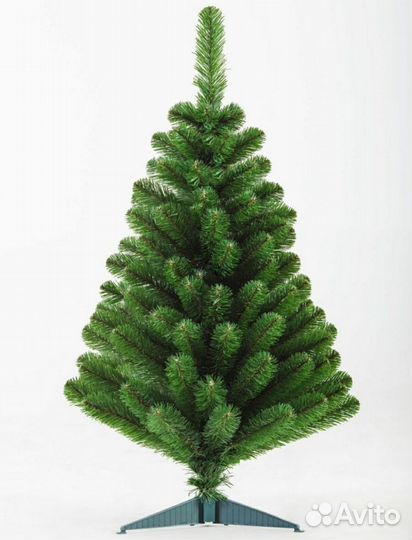 Елка новогодняя с 24 белыми шариками