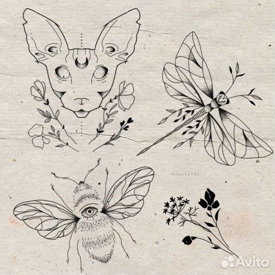 Модель на тату