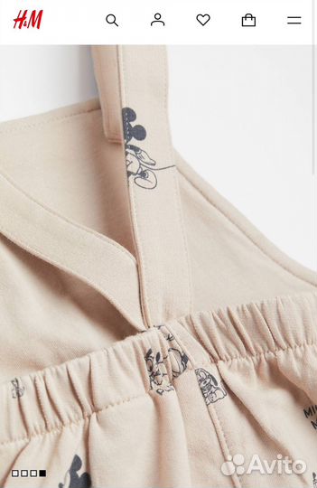 Комплект комбинезон футболка hm 104