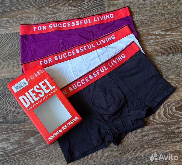 Комплект трусов Diesel (XL). Оригинал. Новые