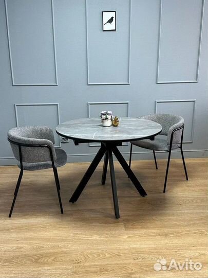 Стол AR 1000 керамика/ светло серая