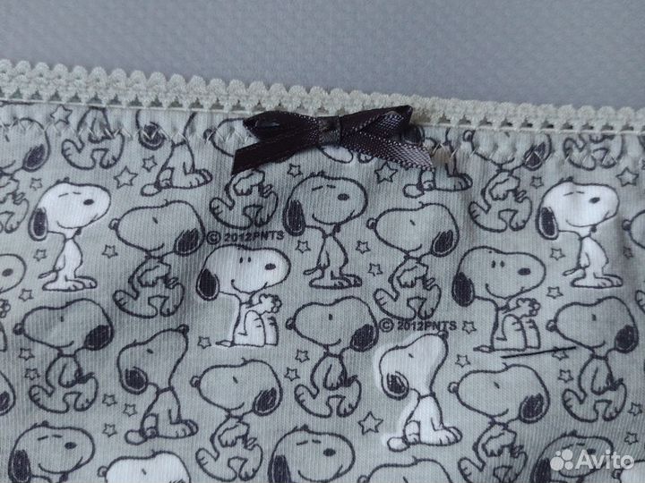 Новые женские трусы Oysho L/42-44 хлопок Снупи