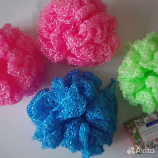 Мочалка, ручная работа