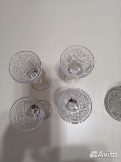 Графин с рюмками хрусталь СССР