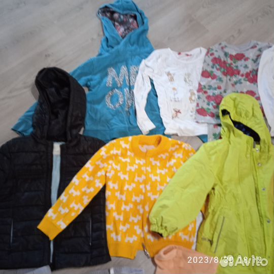 Пакет одежды 28 штук для девочки 104-128