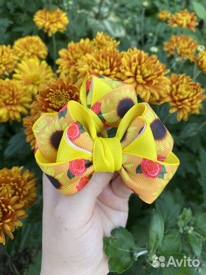 Бантики для волос ручной работы