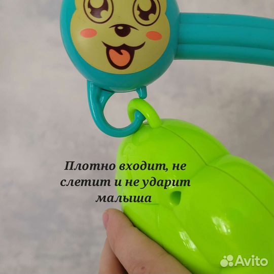 Мобиль на кроватку на батарейках