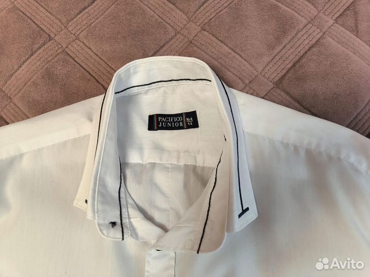 Рубашка школьная pacifico junior на рост 164 см