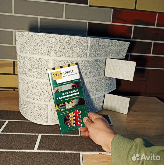 Гибкий кирпич легкий монтаж без затирки швов